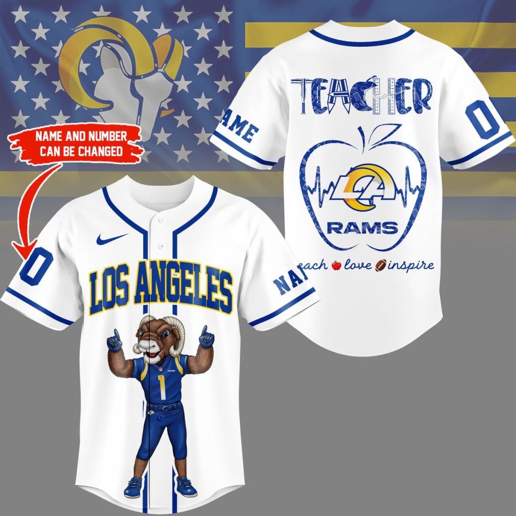 Los Angeles Rams | Premium NFL Teacher Appreciation Month Jersey Shirt NY