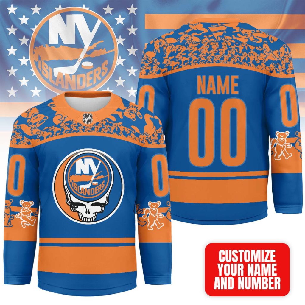 New York Islanders | Premium NHL X Grateful Dead Hockey Jersey NP