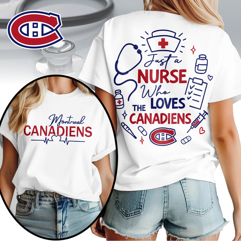 Montreal Canadiens | Premium NHL Fan Nurse 3D Shirt HY
