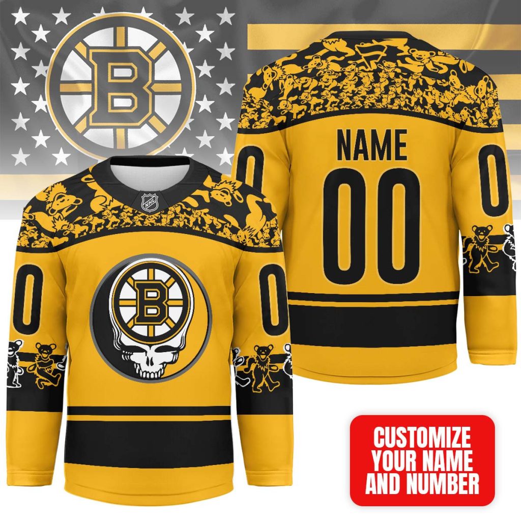 Boston Bruins | Premium NHL X Grateful Dead Hockey Jersey NP